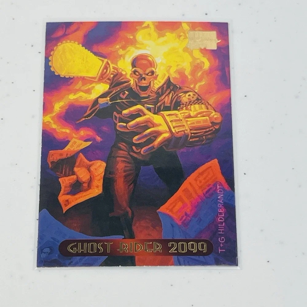 1994 Marvel Masterpieces #43 Ghost Rider 2099 Hildebrandt Fleer Trading Card
